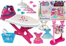Triikimiskomplekt Lean Toys, roosa, tarvikutega