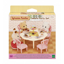 Mängukomplekt maiustuste laud ja toolid Sylvanian Families, 5742, 24 tk