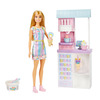 Mängukomplekt Barbie Ice Cream Shopkeeper Playset, HCN46