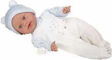 Beebinukk Arias Roy, 42 cm, heliga, sinised riided
