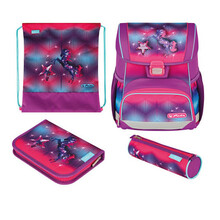 Koolikott Herlitz Loop Plus Funky Horse 50043699, roosa/lilla