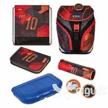 Koolikott Herlitz SoftLight Plus Sports, 23 x 28 x 38 cm, must/punane