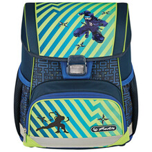 Koolikott Herlitz Loop Funky Ninja 50043170, 16 l, sinine/roheline