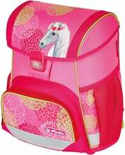 Koolikott Herlitz Loop Bloomy Horse, 22 x 31 x 37 cm, roosa