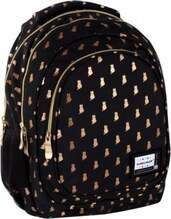 Koolikott Astra Golden Kitty, 28 x 15 x 39 cm, kuldne/must