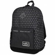 Spordikott CoolPack Grasp Black Dots, 25 L, valge/must