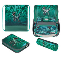 Koolikott Herlitz Loop Plus Green Rex 50043101, roheline/hall