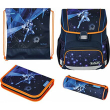 Koolikott Herlitz Loop Plus Galaxy Game 50037407, sinine/oranž