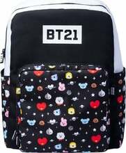 Koolikott Line Friends BT21, 37 x 12 x 40 cm, must/mitmevärviline