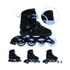 Rulluisud Spokey Quattro 4in1, must/helesinine, 30-33