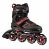 Rulluisud Nils Extreme NA14174, 31-34, must/punane