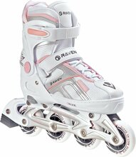 Rulluisud Raven Pulse, 37-40, valge/roosa