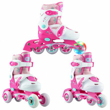 Rulluisud Croxer Missy LED, 35-38, roosa