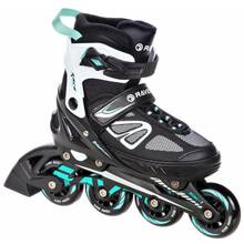 Rulluiskud Raven Advance, 35-39, must/roheline