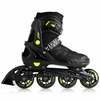 Reguleeritavad rulluisud Blackwheels Sonic, 33-36, must/roheline