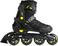 Rulluisud Blackwheels Sonic, 37-40, must/roheline