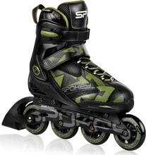Rulluisud Spokey Makan, 33-36, must/roheline