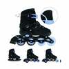 Rulluisud Spokey Quattro 4in1, must/helesinine, 34-37