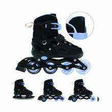 Rulluisud Spokey Quattro 4in1, must/helesinine, 34-37
