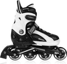 Rulluisud Spokey Ori, 33-36, must/valge