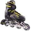 Rulluisud Outrace Flash Boy, 37-40, hall/must/kollane