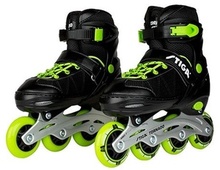 Rulluisud Stiga Tornado, 38-41, must/roheline