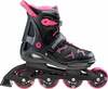 Rulluisud CoolSlide Nachos YG, must/roosa, 36-39