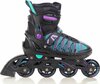 Rulluisud Raven Cande, 35-39, must/mint/lilla