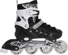 Rulluisud Nils Extreme NH10905, 31-34, must/valge