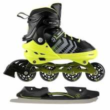 Rulluisud Nils Extreme NH18192, M (34-38), must/roheline