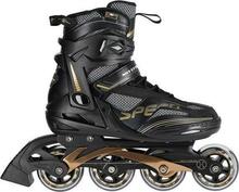 Rulluisud Nils Extreme NA2150, must/kuldne, 43