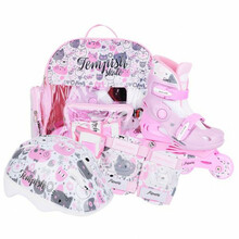 Rulluisud Tempish Kitty Baby, 30-33, valge/roosa