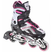 Rulluisud Raven Pulse, 37-40, must/roosa