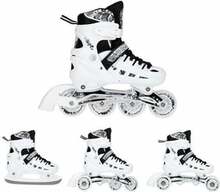 Rulluisud Nils Extreme NH10905, 39-42, valge