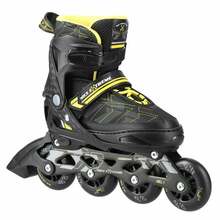 Rulluisud Nils Extreme NA11002, 31-34, must/kollane