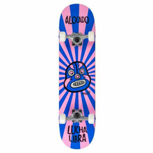 Rula Enuff Lucha Libre Mini Complete Skateboard, roosa/sinine, 7.25 x 31.5