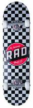 Rula Rad Checkers Complete, must/valge