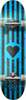 Rula Heart Supply Round Logo, 8.25, sinine/must