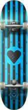 Rula Heart Supply Round Logo, 8.25, sinine/must