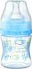 Beebipudel BabyOno Wide Neck, 402/03, 120 ml, alates 0 k, sinine