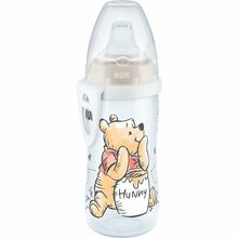 Laste pudel NUK Active Cup, 300 ml, 12 m+, sinine/beež