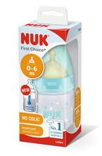 Lutipudel NUK First Choice+ temperatuuriindikaatoriga, polüpropüleen, 150 ml