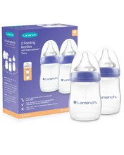 Toidupudelite komplekt Lansinoh NaturalWave, lutiga, 2 tk, 160 ml