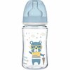 Lutipudel Canpol Babies Bonjour Paris, laia kaelaga, 35/232, 3+ kuud, 240 ml, sinine