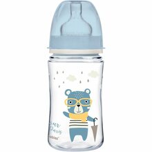 Lutipudel Canpol Babies Bonjour Paris, laia kaelaga, 35/232, 3+ kuud, 240 ml, sinine