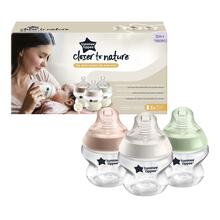 Toidupudelite komplekt Tommee Tippee Closer to Nature Natural Start, 3 tk, 150 ml