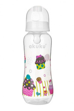 Toidupudel Akuku, silikoonist lutiga, dinosaurused, 250 ml