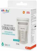 Rinnapiima säilituskotid Akuku, A0011, 150 ml, 30 tk, läbipaistev
