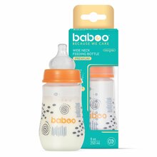 Koolikutevastane lutipudel Baboo, laia kaelaga, 250 ml, Blue Haze