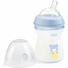 Lutipudel Chicco Natural Feeling, 2m+, 250 ml, poiss